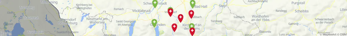 Map view for Pharmacies emergency services nearby Pettenbach (Kirchdorf, Oberösterreich)